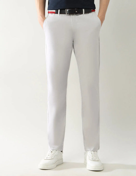 Arrow Sports Low Rise, Comfort Fit, Straight Fit Trousers