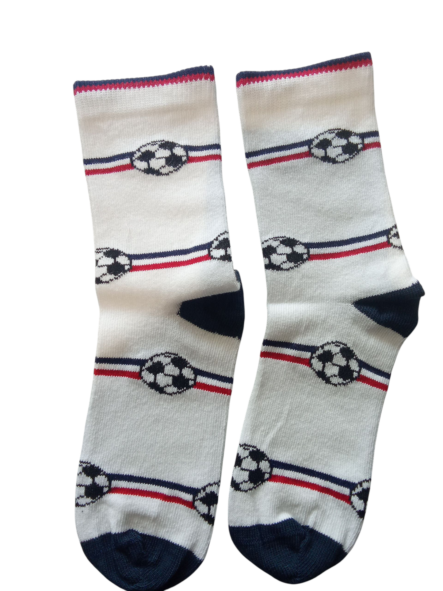 #7803 kids Compact Cotton stretch solid calf Lenght socks