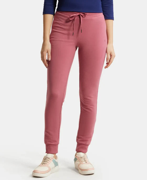 #1323 Super Combed Cotton Elastane French Terry Relaxed Fit Joggers With Zipper Pockets