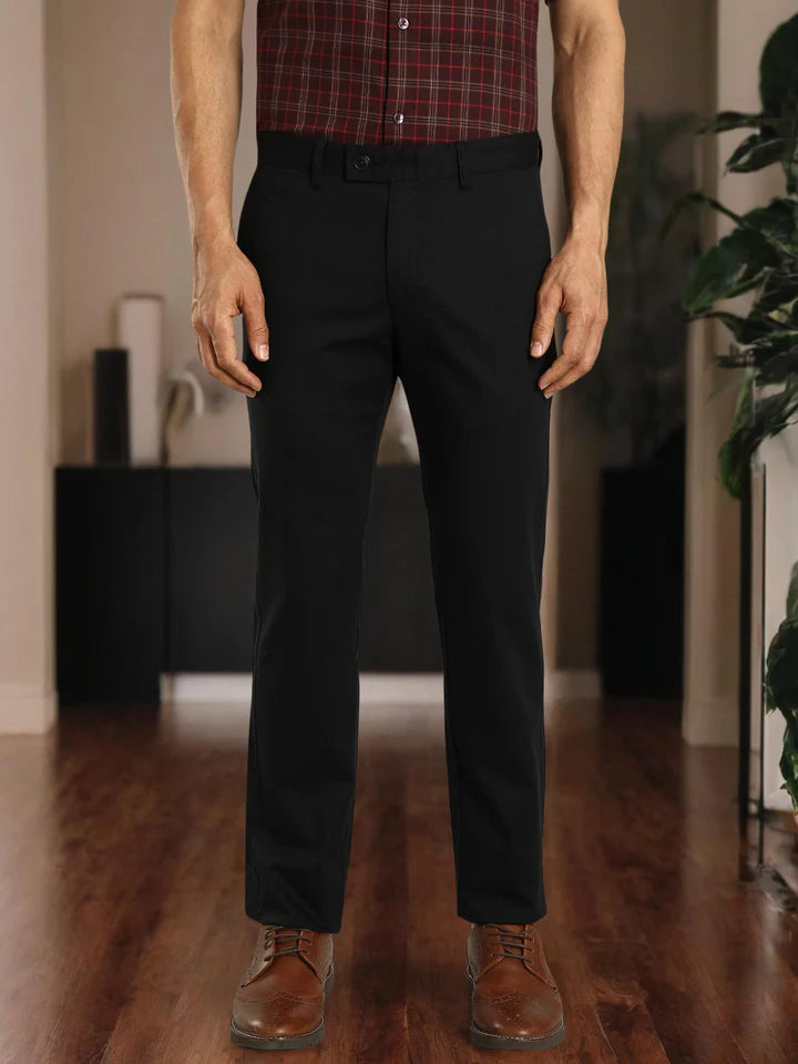 Indian Terrain Men’s Brooklyn Fit Cotton Stretch Trouser SKU: ITMTR01400