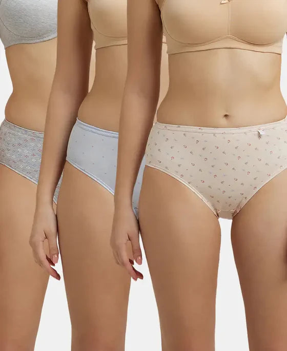 #1406 High Coverage Super Combed Cotton Hipster With Concealed Waistband and StayFresh Treatment