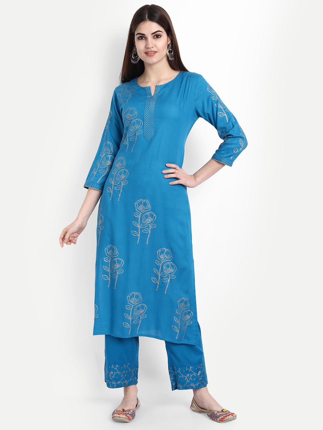 2 Pcs Kurta Set#4245
