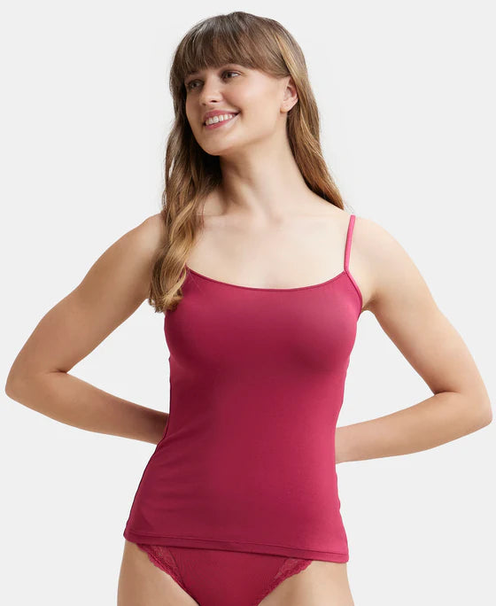 #1805 Micro Modal Elastane Stretch Camisole with Adjustable Straps and StayFresh Treatment