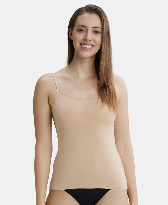 #1805 Micro Modal Elastane Stretch Camisole with Adjustable Straps and StayFresh Treatment