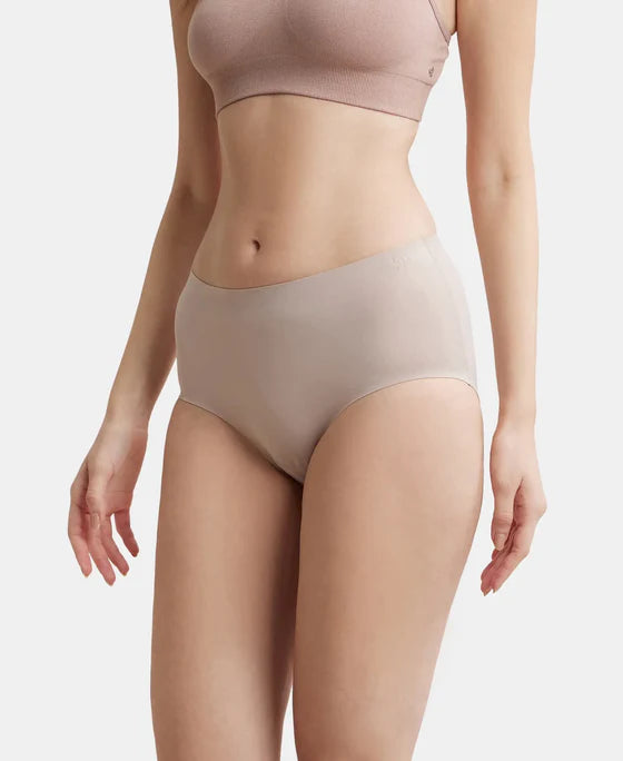 #1827 High Coverage Soft Touch Microfiber Elastane Stretch Full Brief with No Visible Pantyline