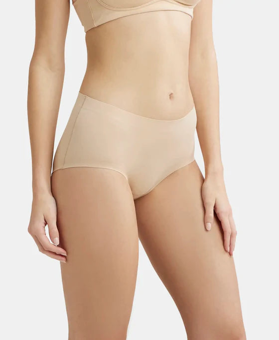 #1827 High Coverage Soft Touch Microfiber Elastane Stretch Full Brief with No Visible Pantyline