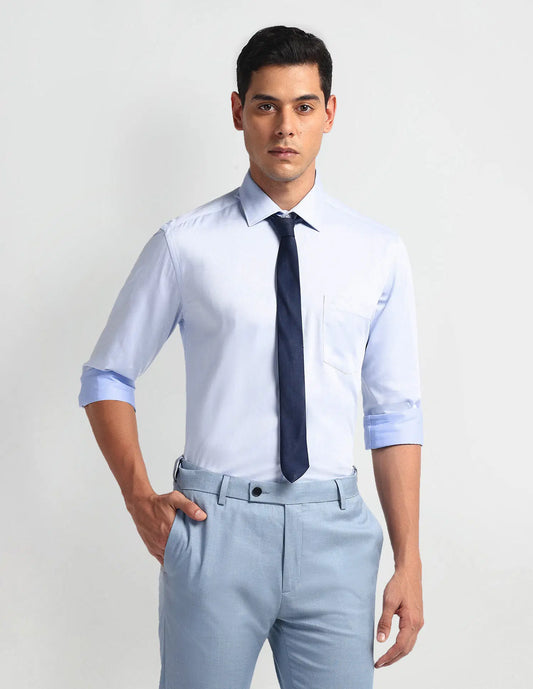 Arrow Manhattan Slim Fit Cotton Shirt