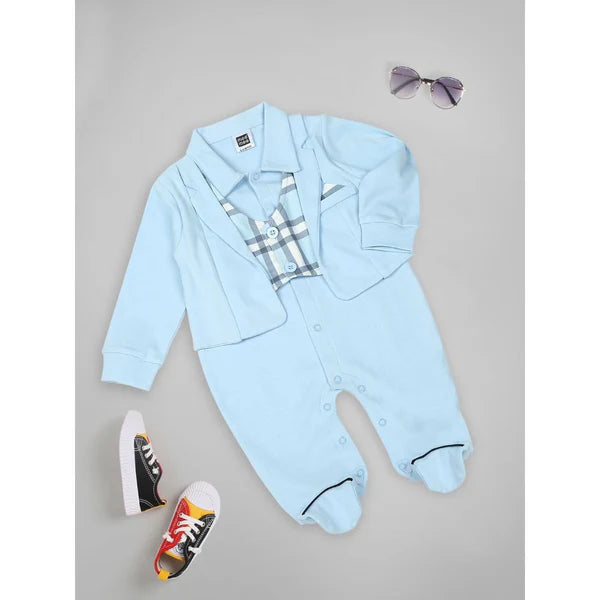 Printed Cotton Romper for Boys