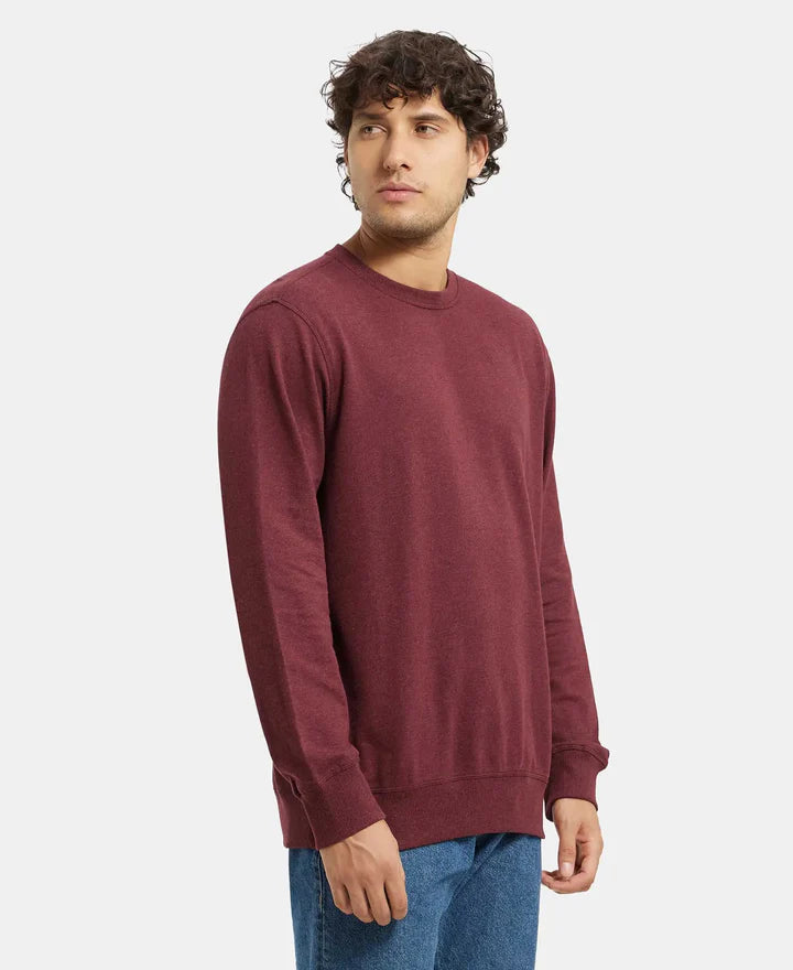 #2716 Super Combed Cotton French Terry Solid Sweatshirt with Ribbed Cuffs