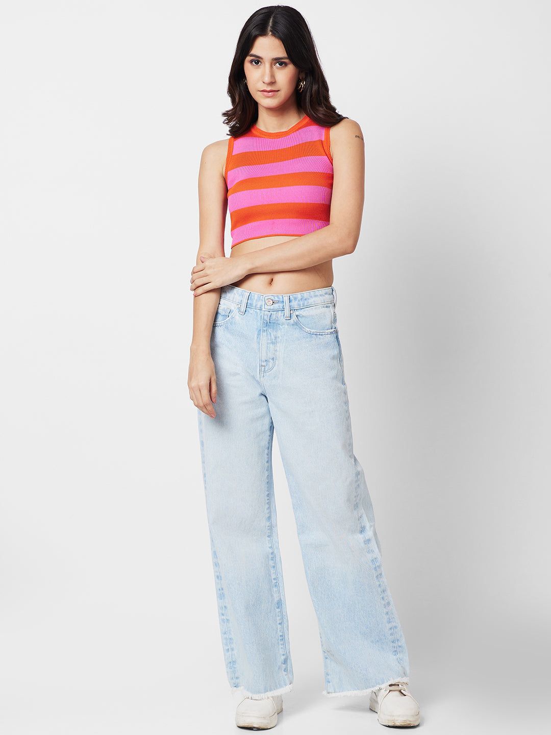 Spykar Women High-Rise Cotton Heavy Fade Stretchable Jeans #WDBLW1BD249