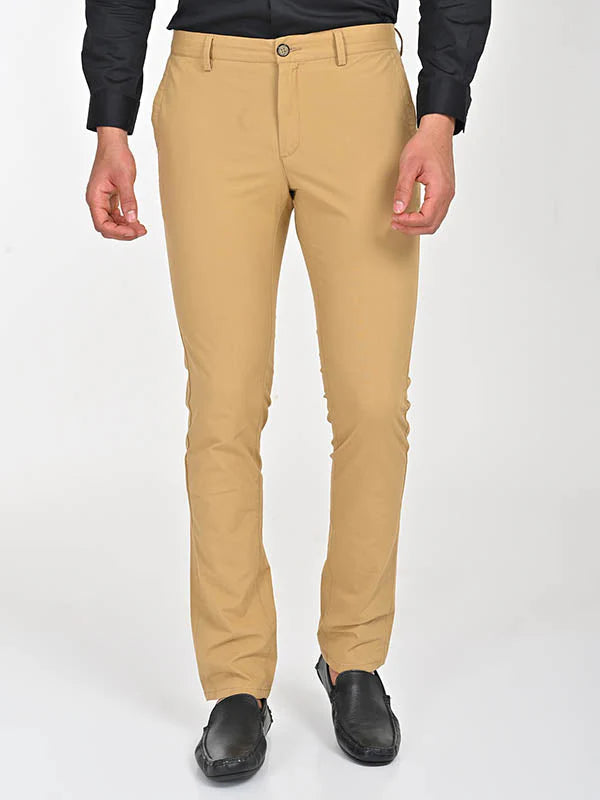 Men Brooklyn Fit Cotton Stretch Trouser SKU: ITMTR01639 Men's trousers