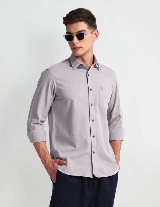 Arrow Sports Manhattan Slim Fit Cotton Shirt