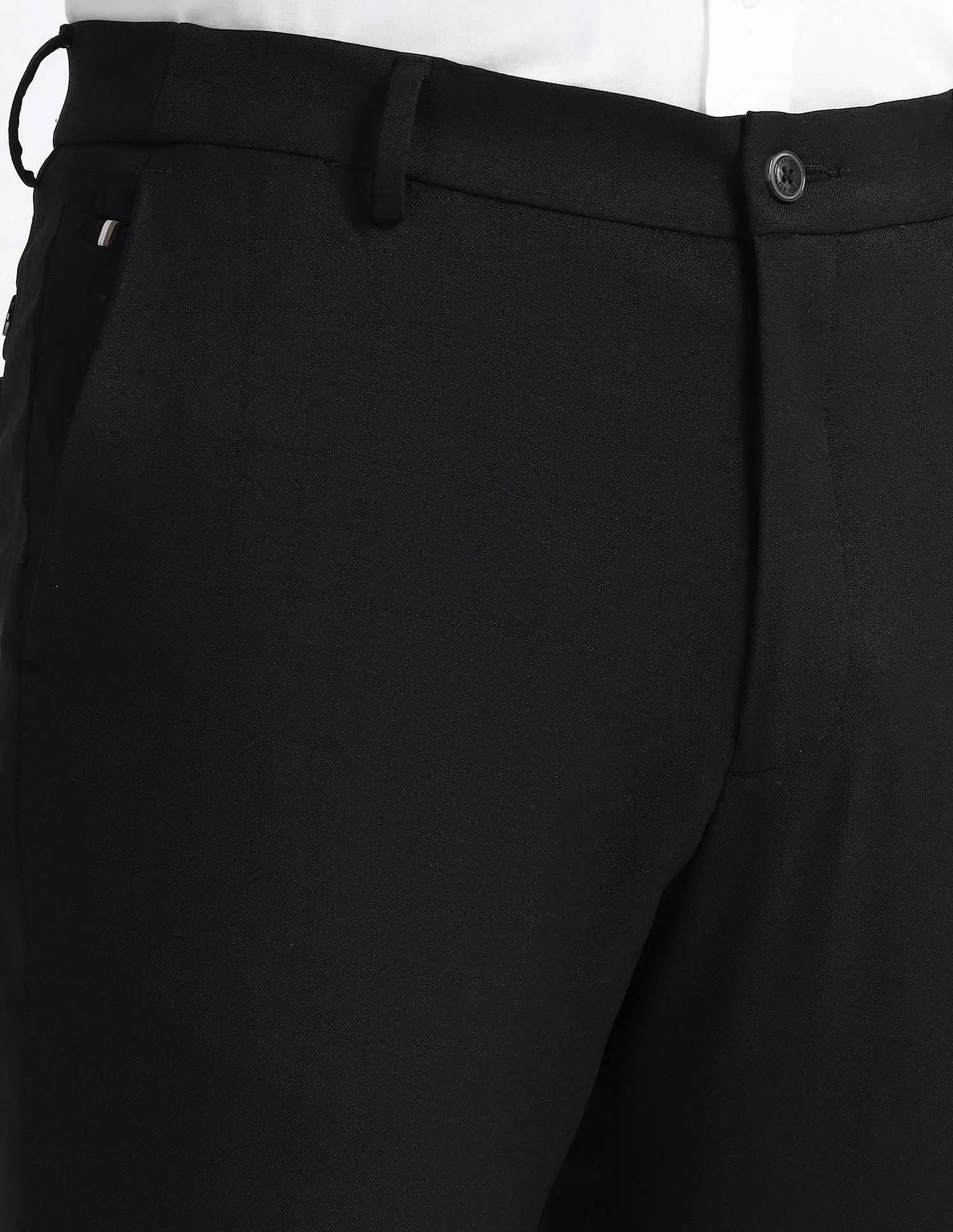 Arrow Newyork Smart Flex Super Slim Fit Trousers