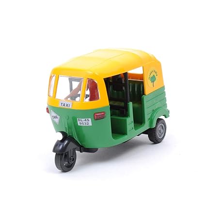 Centy Toys Plastic Pull Back Auto Rickshaw,