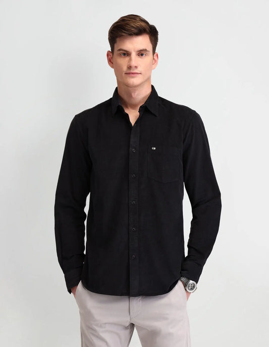 Arrow Sport Slim Fit Lightweight Corduroy Shirt