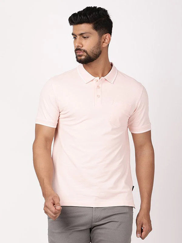 Men Solid Polo T Shirt ITMTS02221