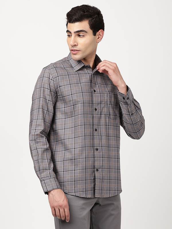 Men Checked Full Sleeve Cotton Shirt ITMSH09026SS