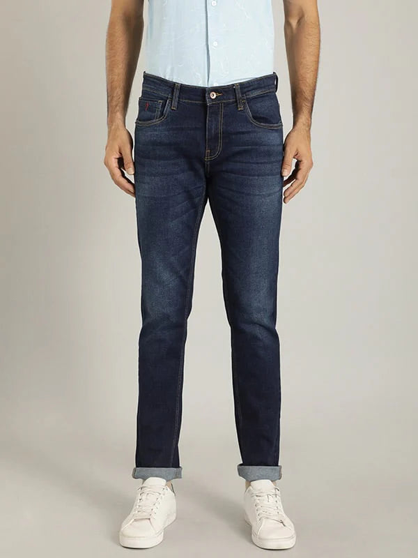 Indian Terrain Men Brooklyn Fit Jeans – Dark Wash ITMDN01279