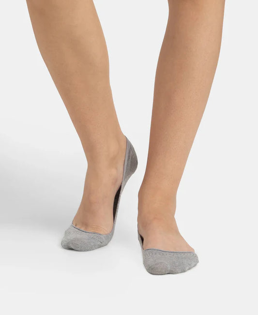 #7401 Compact Cotton Stretch No Show Socks With Stay Fresh Treatment