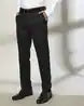 JOHN PLAYERS Men Slim Fit Flat-Front Trousers 443037447004