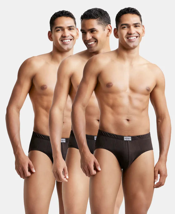#8035 Super Combed Cotton Solid Brief with Ultrasoft Concealed Waistband