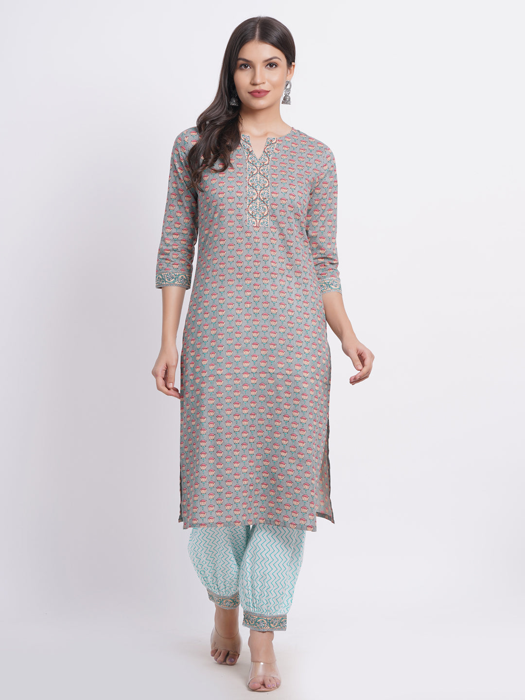 2 Pcs Kurta Set#17378