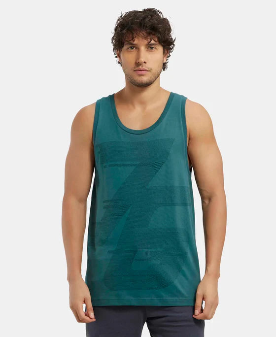 #9928 Super Combed Cotton Rich Graphic Printed Tank Top