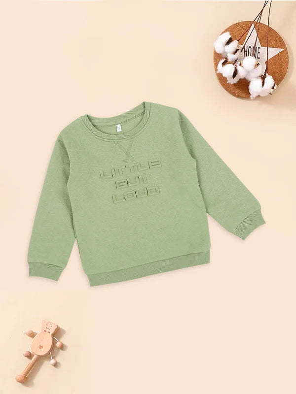 Mee Mee Olive Poly Cotton Sweatshirt – Cozy & Stylish Winter Wear for Kids