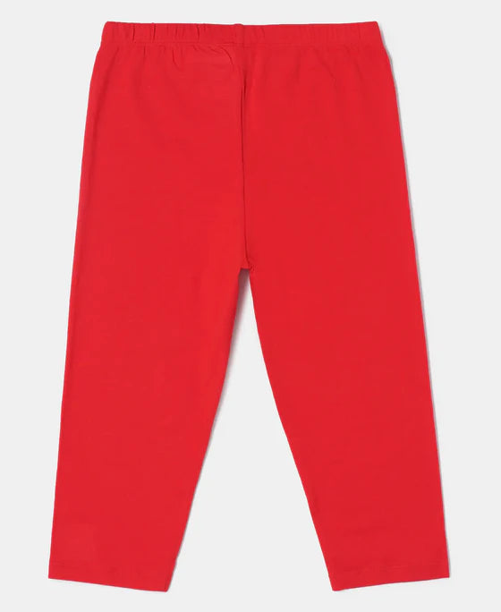 #AG18 Girl's Super Combed Cotton Elastane Stretch Capri