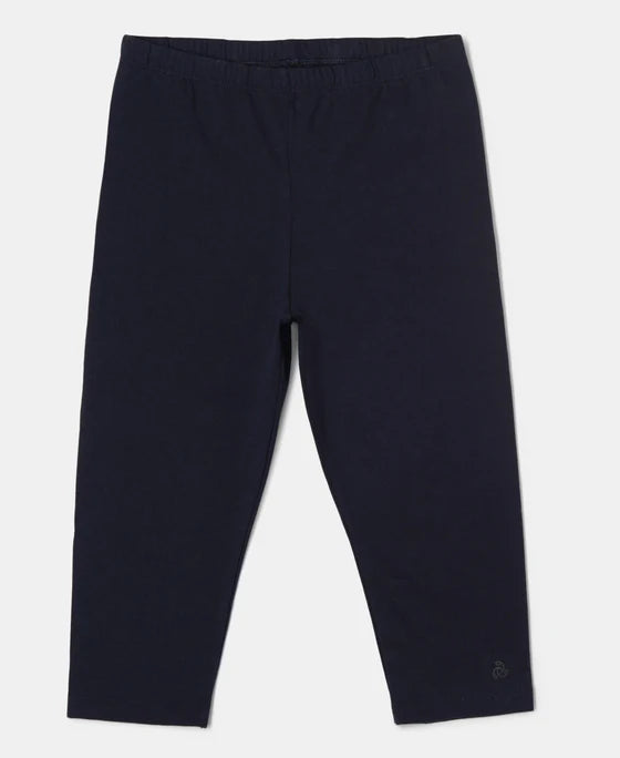 #AG18 Girl's Super Combed Cotton Elastane Stretch Capri