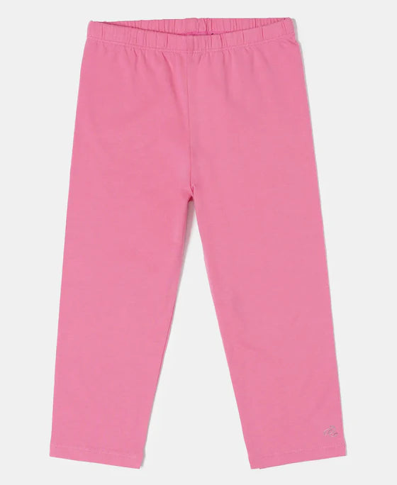 #AG18 Girl's Super Combed Cotton Elastane Stretch Capri