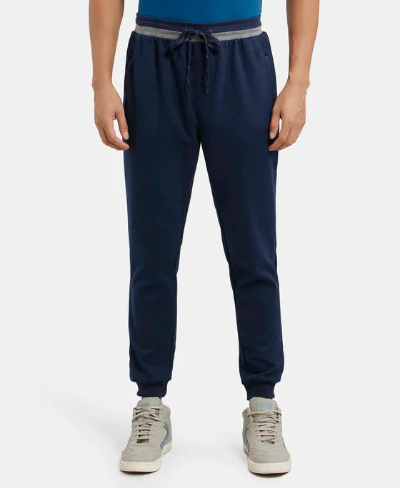 #AM05 Super Combed Cotton Rich Pique Slim Fit Jogger with Zipper Pockets