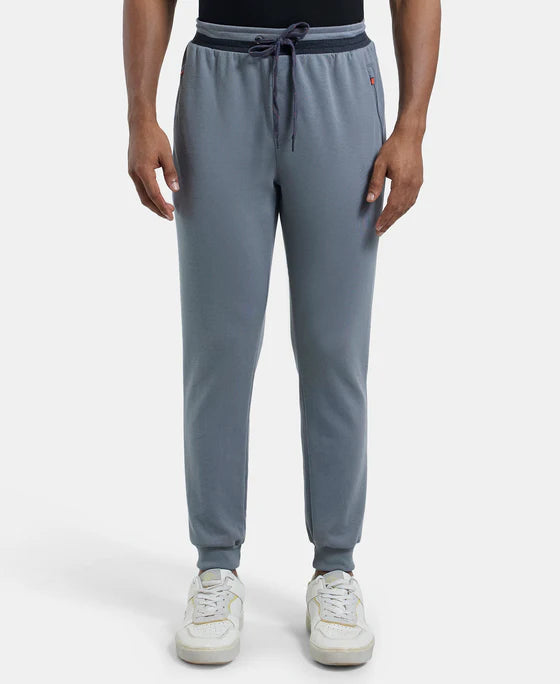 #AM05 Super Combed Cotton Rich Pique Slim Fit Jogger with Zipper Pockets