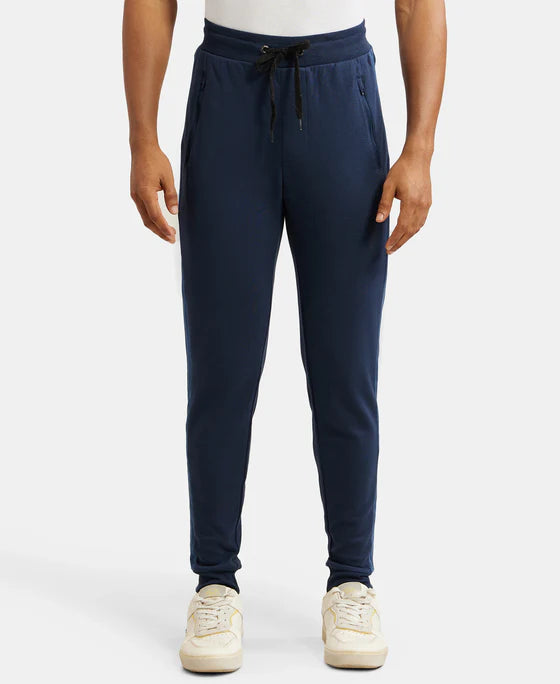 #AM71 Super Combed Cotton Rich Slim Fit Jogger with Zipper Pockets