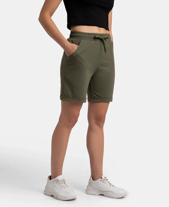 #AW23 Super Combed Cotton Rich Regular Fit Shorts with Side Pockets