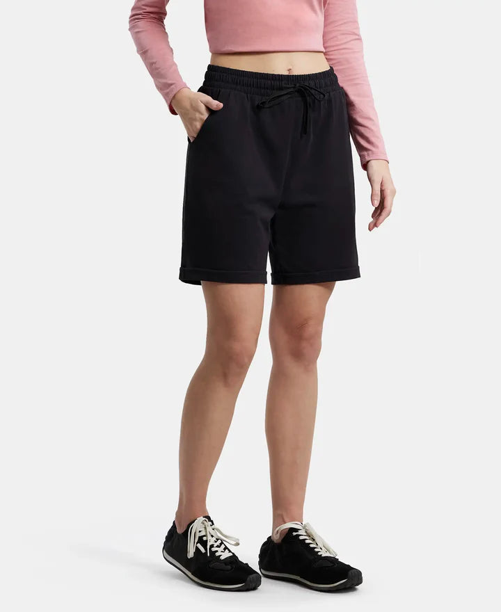 #AW23 Super Combed Cotton Rich Regular Fit Shorts with Side Pockets