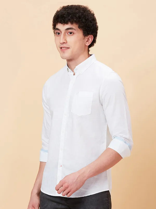 Being Human Clothing Men Slim Fit Shirts #BHMLS24116