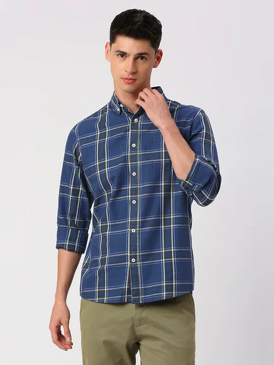 Being Human Clothing Men Slim Fit Shirts #BHMLS24120