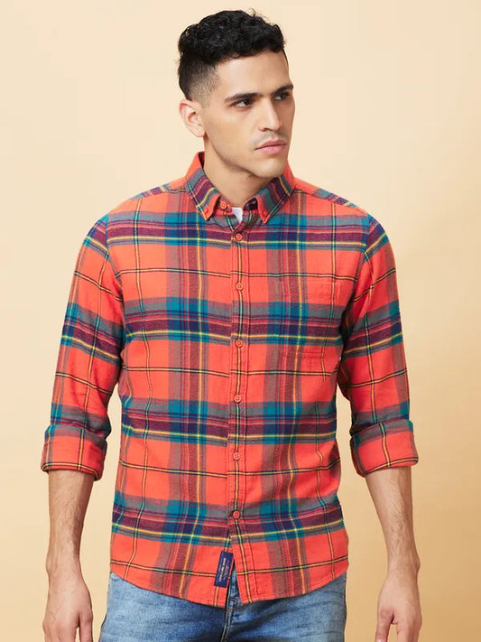 Being Human Clothing Mens-Top Shirts Amber #BHMLS24543