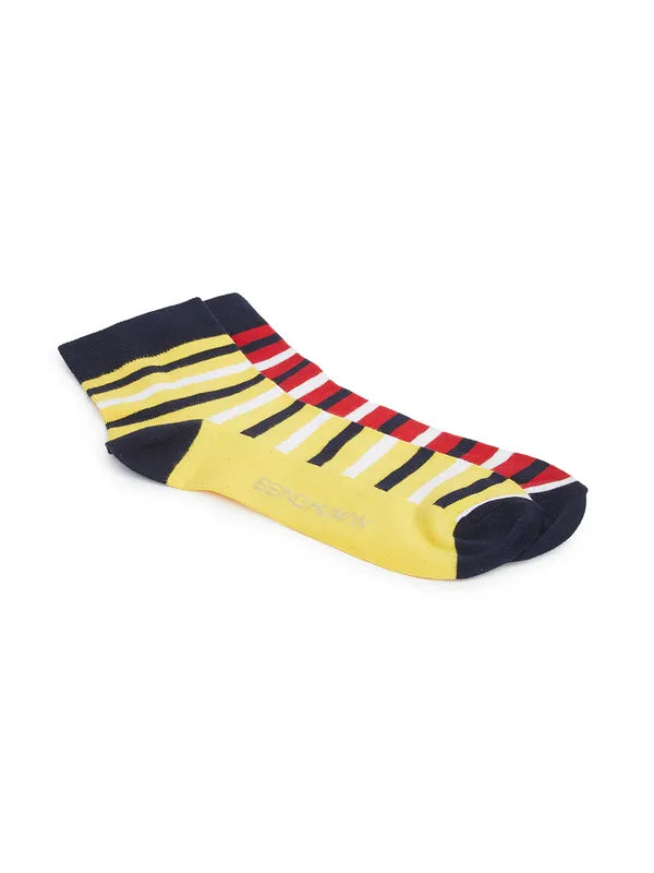 Being Human Clothing Accessories Red/Yellow Socks #BHMSOA25009