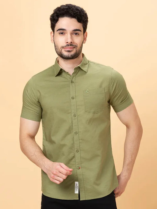 Being Human Clothing Men Slim Fit Shirts #BHMSS24117