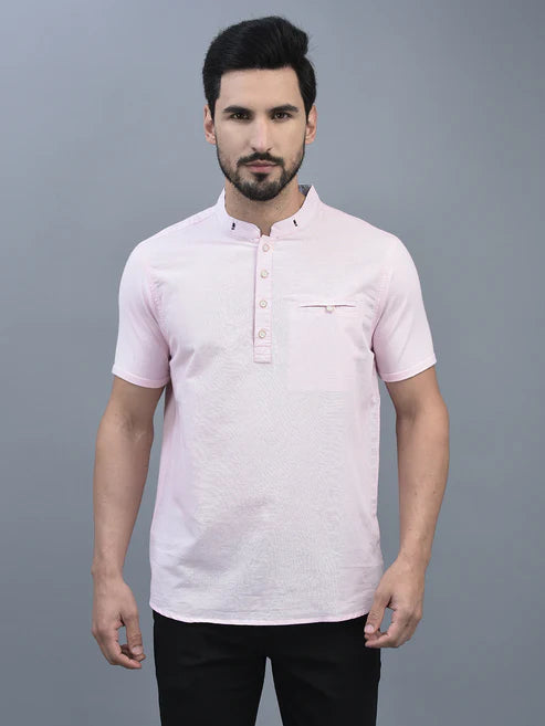 Canoe Men Round Neck Short Sleeve Length Regular Fit Knitted T-Shirt # KTS-NEWYORK