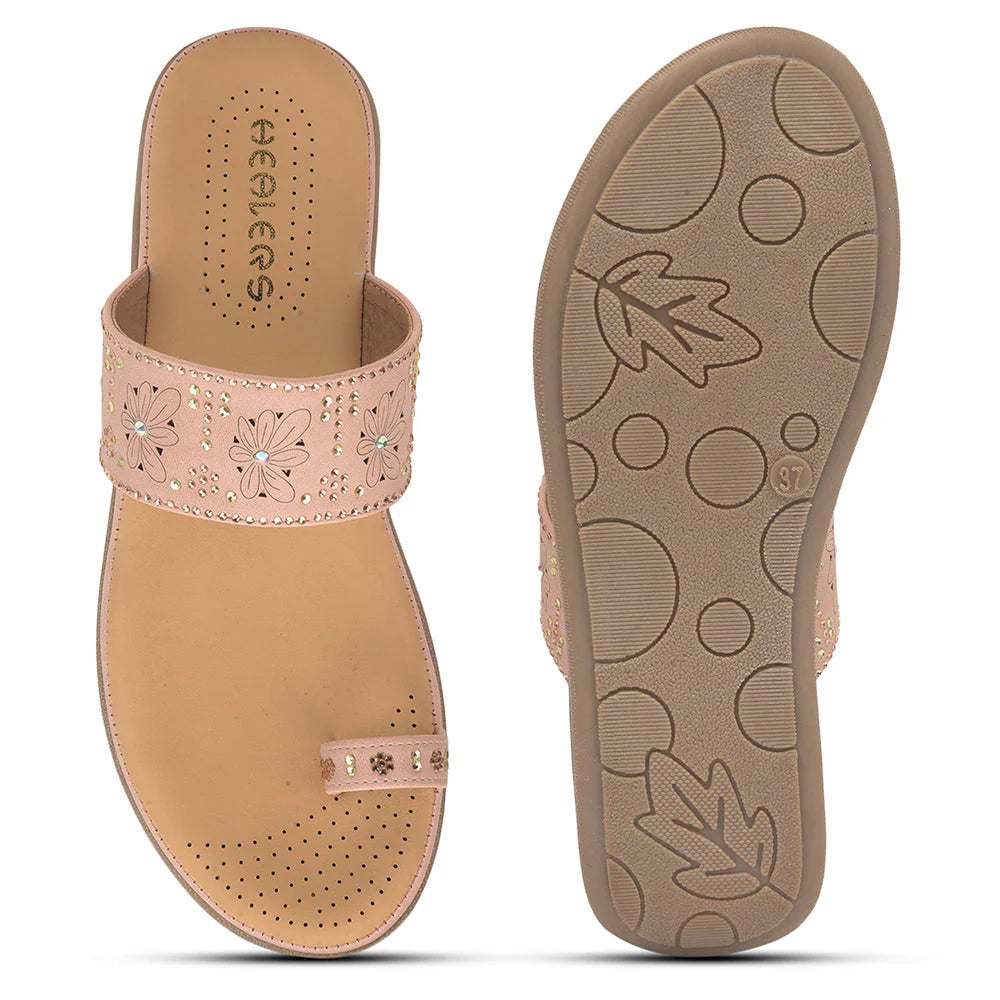 Healers Fashion Toe Ring Slipper For Women ELN-12 By Liberty