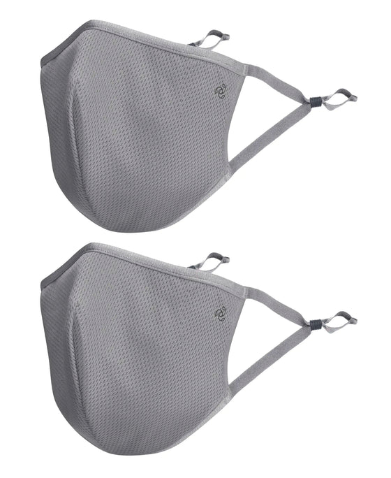 #FM 02 Unisex Polyester Mesh and Super Combed Cotton Woven Face Mask with Adjustable Nose-clip and Soft Elastic Ear Loops