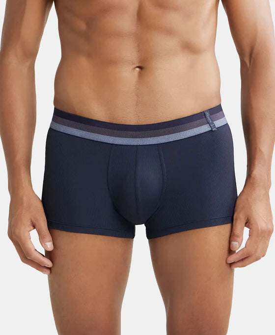 #HG14 Microfiber Elastane Stretch Rib Solid Trunk with StayDry Treatment