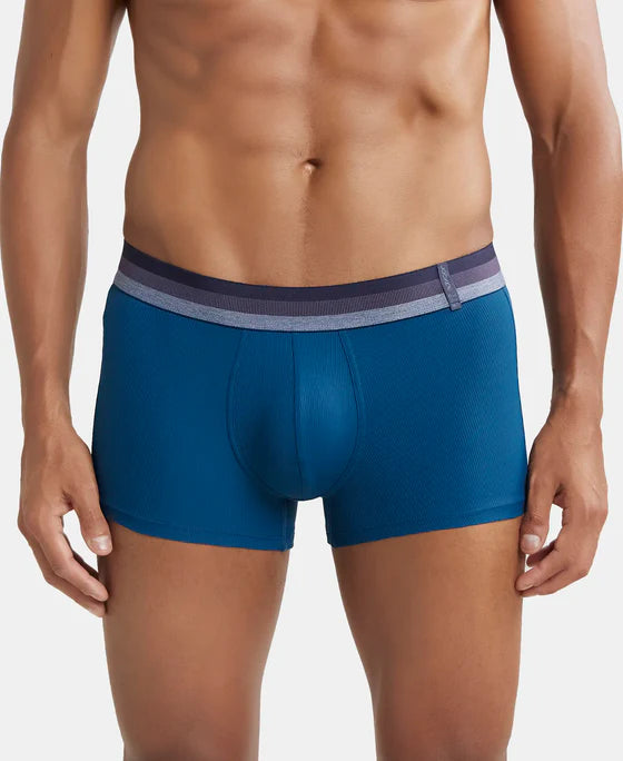 #HG14 Microfiber Elastane Stretch Rib Solid Trunk with StayDry Treatment