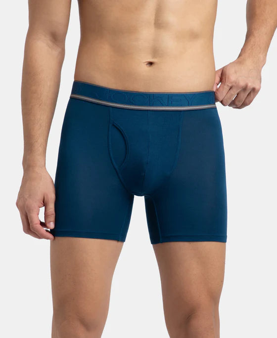 #hg17 Tencel Micro Modal Elastane Stretch Solid Boxer Brief with Natural StayFresh Properties