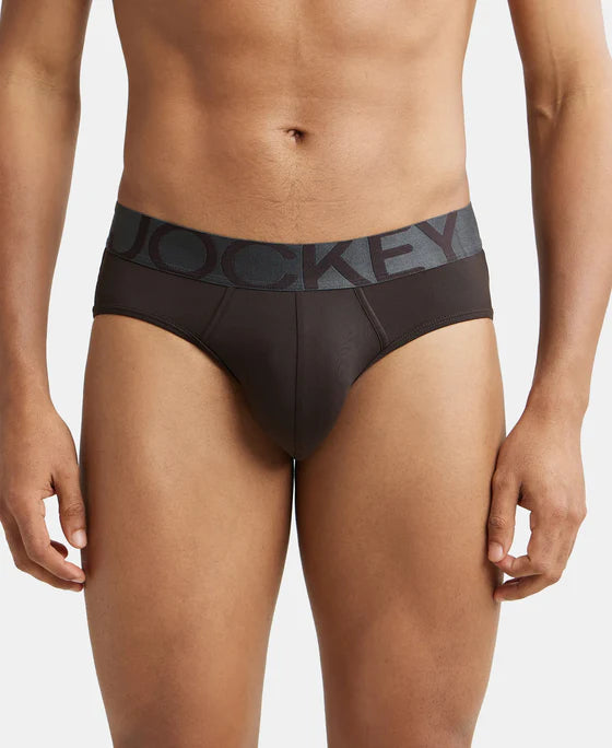 #ic27 Tactel Microfiber Elastane Stretch Solid Brief with Moisture Move Properties