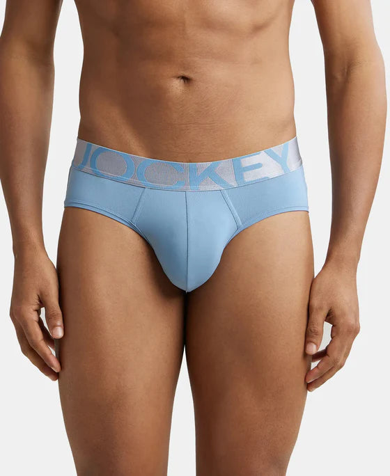 #ic27 Tactel Microfiber Elastane Stretch Solid Brief with Moisture Move Properties