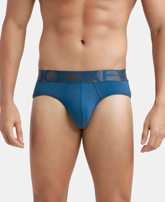 #ic27 Tactel Microfiber Elastane Stretch Solid Brief with Moisture Move Properties